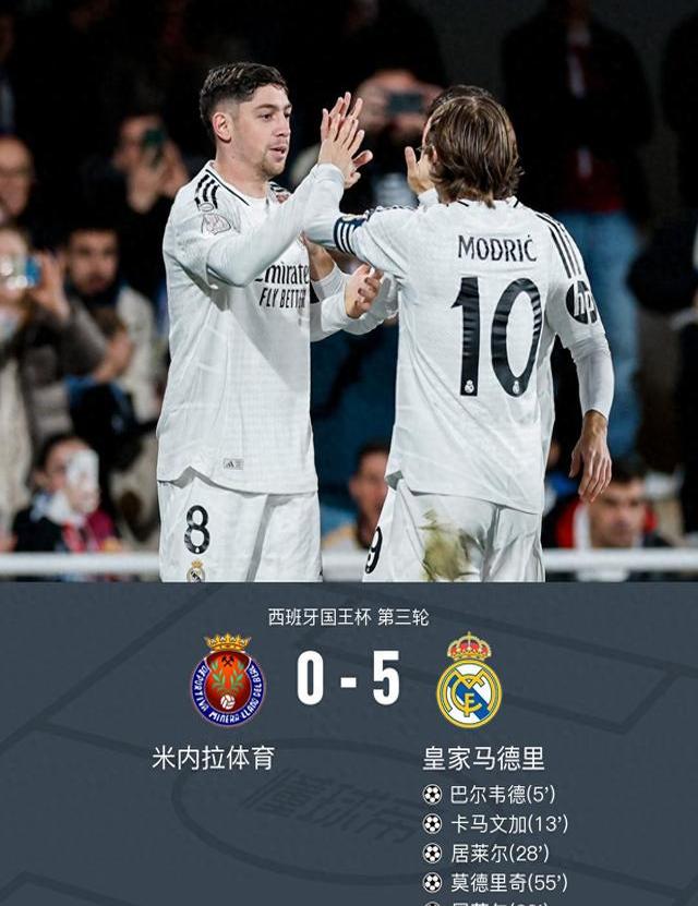 皇马客场狂胜，压制对手实力