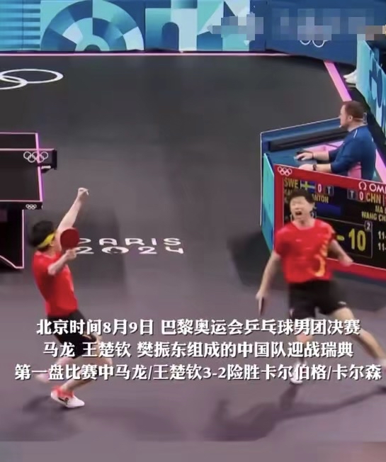 法国乒乓球队血洗瑞典乒乓球队，马龙惊艳世界